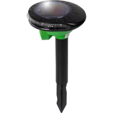 Répulsif Solaire pour Oiseaux – Son et Flash LED - Facile à installer