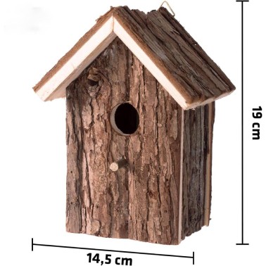 Maison pour Oiseaux "Nature" Dimensions