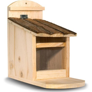 Maison Mangeoire pour Écureuils – Station d'Alimentation en Bois