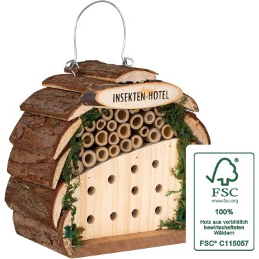 Hôtel à Insectes Fabriqué en bois certifié FSC