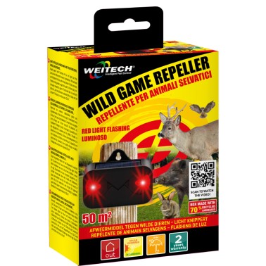 Répulsif pour Animaux Sauvages avec Lumière Rouge Packaging