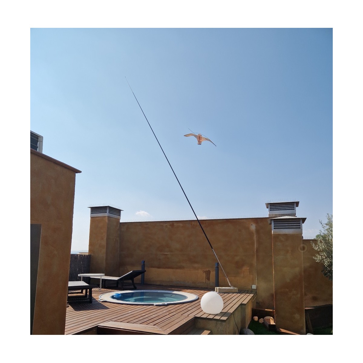 Eolo Pop-Up Magic - Cerf-Volant acrobatique, 125 x 72 cm Violet et Blanc