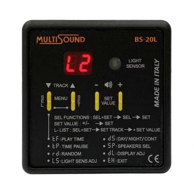 Répulsif Acoustique pour Oiseaux – MultiSound BS-20L