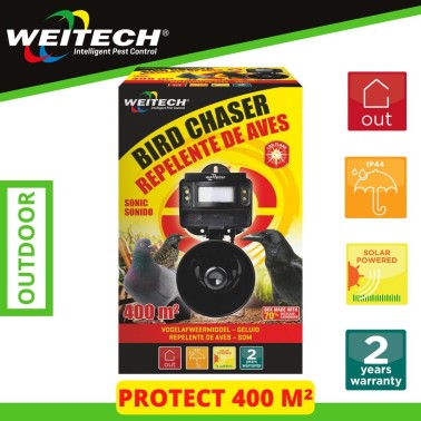 Effaroucheur Solaire Oiseaux WK0109 | Sons et Flash LED
