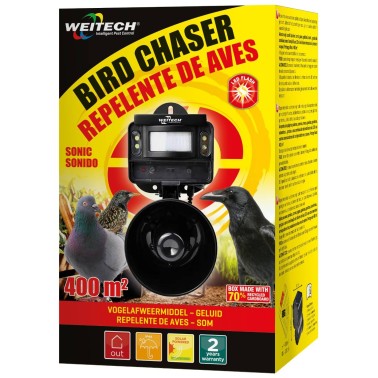 Effaroucheur Solaire Oiseaux WK0109 | Sons et Flash LED