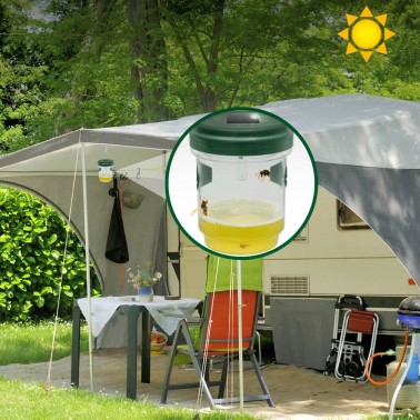 Piège à Guêpes et Moustiques Solaire